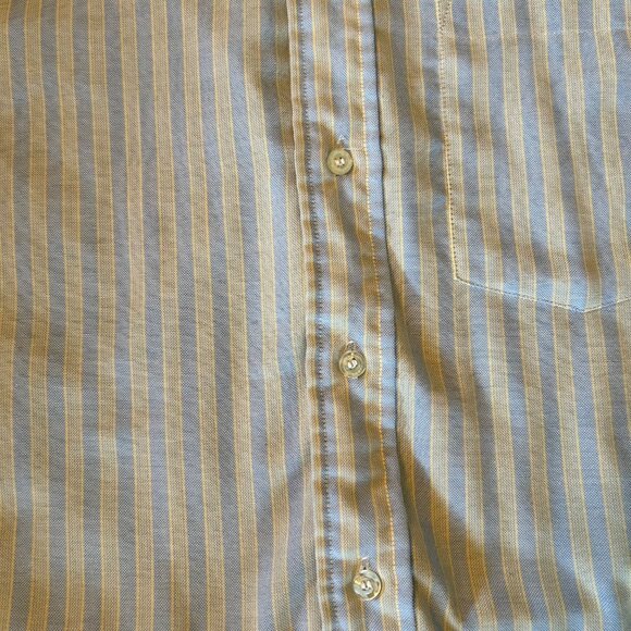 Vintage McGregor Scotset Pastel Striped Box Button Up Tee S - Picture 5 of 6